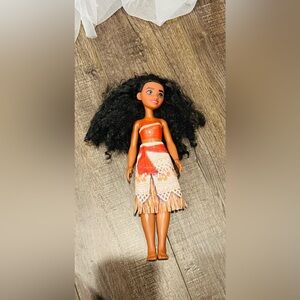 🌺 Disney Moana Doll – Curly Hair, Original Outfit | Princess Figure
